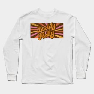 Groovy and Retro Buddy Holly Long Sleeve T-Shirt